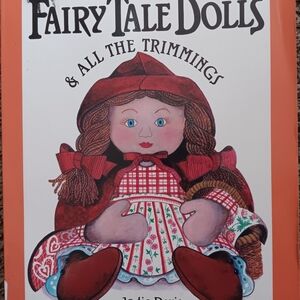 Fairy Tale Dolls Red Hooded Doll Illustration Kids Toy Print